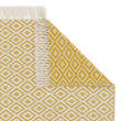 Barota runner, bright mustard & white, 100% pet