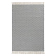 Barota rug, green grey & white, 100% pet | URBANARA outdoor accessories