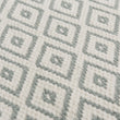 Barota rug in green grey & white, 100% pet |Find the perfect outdoor accessories