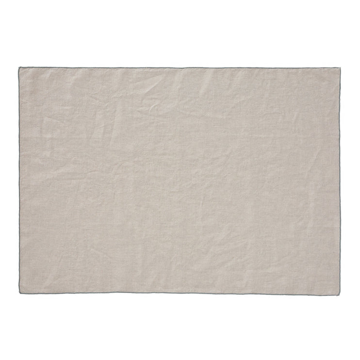 Geschirrtuch Alvalade, Natur & Grüngrau, 100% Leinen | URBANARA Wischtücher & Wischlappen