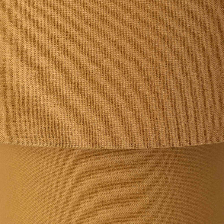Stehlampe Kollur, Senfgelb, 100% Baumwolle & 100% Metall | URBANARA Stehlampen