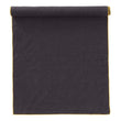 Alvalade table runner, dark grey & bright mustard, 100% linen