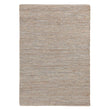 Nattika rug, white & natural, 45% leather & 45% jute & 10% cotton | URBANARA jute rugs