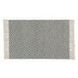 Fussmatte Barota, Grüngrau & Weiß, 100% PET | URBANARA Gartenaccessories