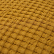 Veiros cushion cover, mustard, 100% cotton | URBANARA cushion covers