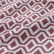 Viana bedspread, raspberry rose & white, 100% cotton | URBANARA bedspreads & quilts