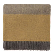 Karby Wool Blanket mustard & grey, 100% new wool