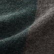 Karby Wool Blanket dark green & grey melange, 100% new wool | Find the perfect wool blankets
