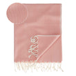 Laza Hammam Towel papaya & white, 100% cotton