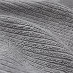 Louzela Towel grey & white, 100% organic cotton | URBANARA cotton towels