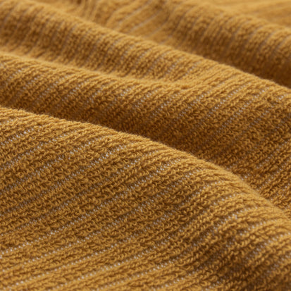 Louzela Towel in mustard & white | Home & Living inspiration | URBANARA