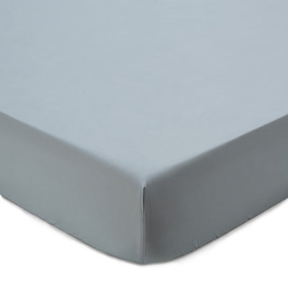 Perpignan Fitted Sheet green grey, 100% combed cotton