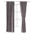 Samana Velvet Curtain grey, 100% cotton