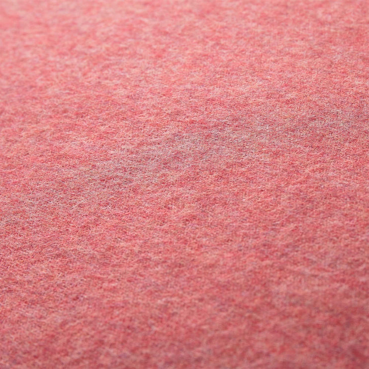 Arica cushion cover, papaya melange, 100% baby alpaca wool | URBANARA cushion covers