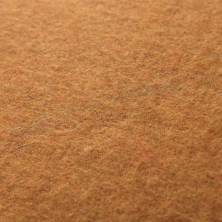 Arica cushion cover, mustard, 100% baby alpaca wool | URBANARA cushion covers