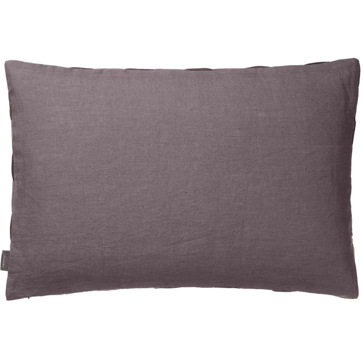 Akole Cushion dark grey, 100% linen | URBANARA cushion covers