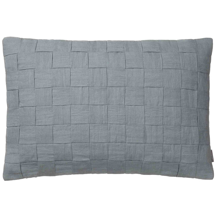 Akole cushion, green grey, 100% linen