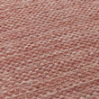 Akora rug, dusty pink melange, 100% cotton | URBANARA cotton rugs