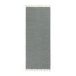 Akora runner, green grey melange, 100% cotton | URBANARA runners