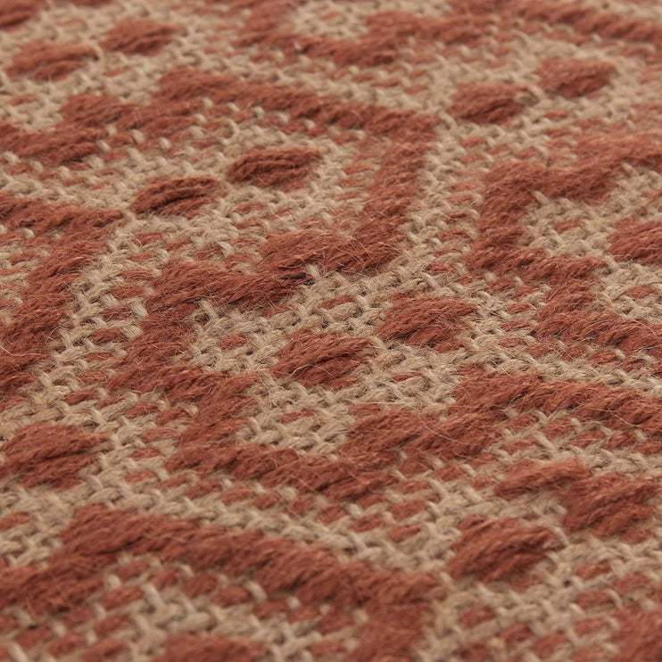 Alampar Rug natural & terracotta, 100% jute | High quality homewares