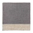 Alanga Alpaca Blanket grey melange & off-white, 100% baby alpaca wool | High quality homewares