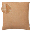 Alanga cushion cover, mustard & off-white, 100% baby alpaca wool