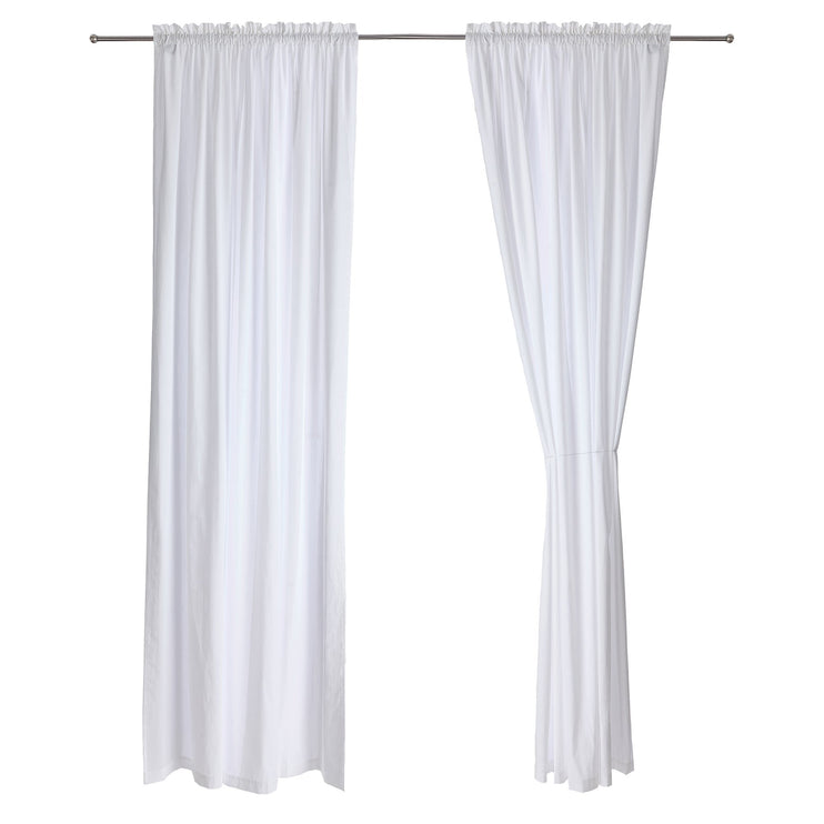 Alegre curtain, white, 100% cotton |High quality homewares