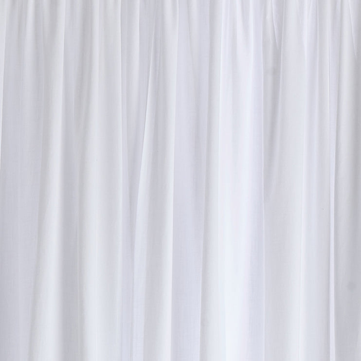Alegre curtain, white, 100% cotton | URBANARA curtains