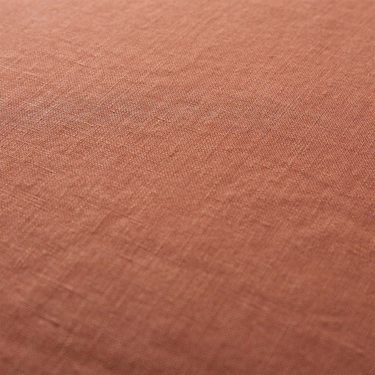 Alvalade Cushion Cover terracotta & natural, 100% linen | Find the perfect cushion covers