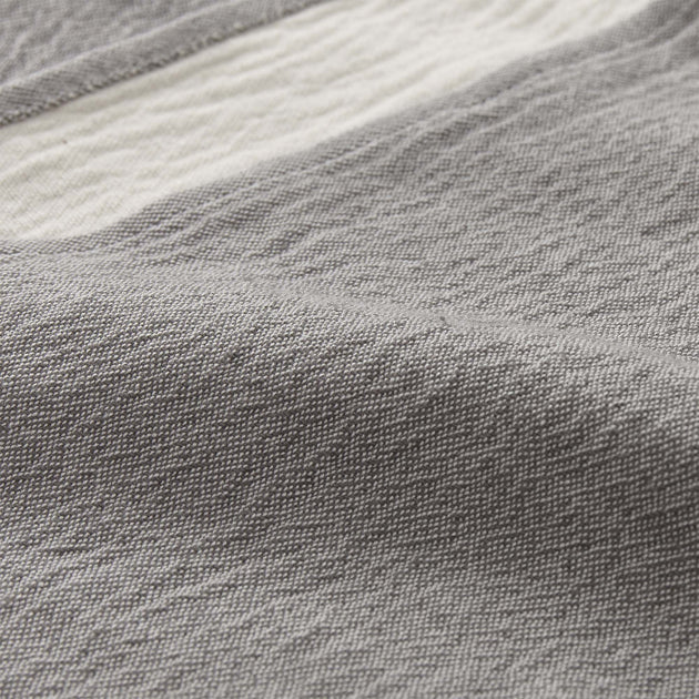 Anaba Blanket in grey & natural white | Home & Living inspiration | URBANARA