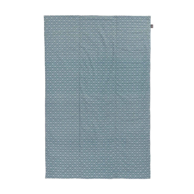 Ankisa Picnic Blanket in green grey & natural white & pigeon blue | Home & Living inspiration | URBANARA