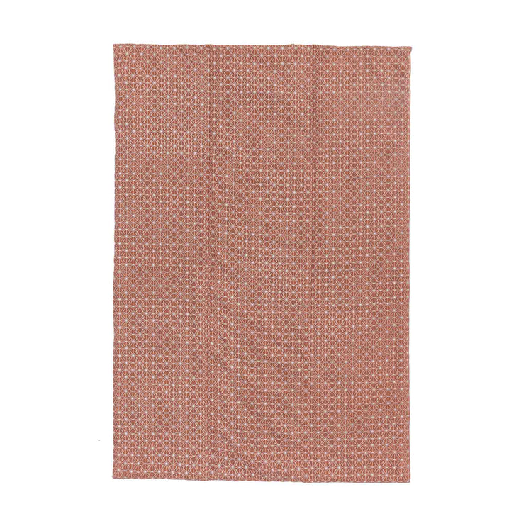 Ankisa Picnic Blanket terracotta & sage green & natural white, 100% cotton | URBANARA picnic blankets