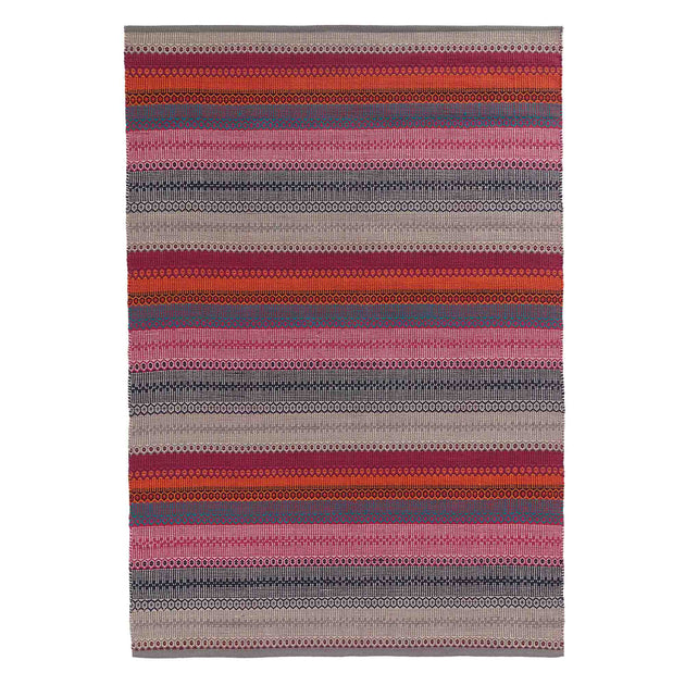 Aonla Rug in pink & grey & turquoise & ecru | Home & Living inspiration | URBANARA