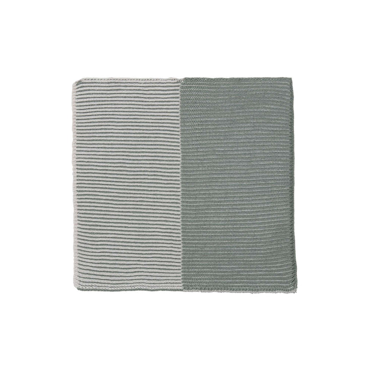 Arcela Tea Towel aloe green & ivory & green grey, 100% cotton | URBANARA dishcloths