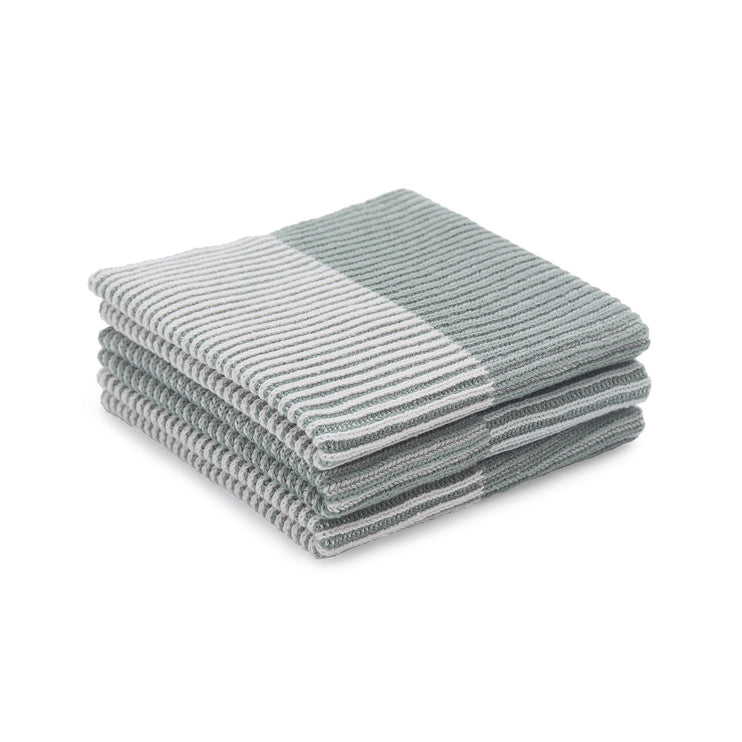 Arcela Tea Towel aloe green & ivory & green grey, 100% cotton