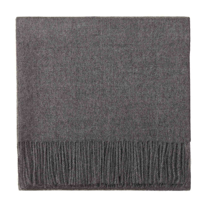 Arica blanket, grey melange, 100% baby alpaca wool