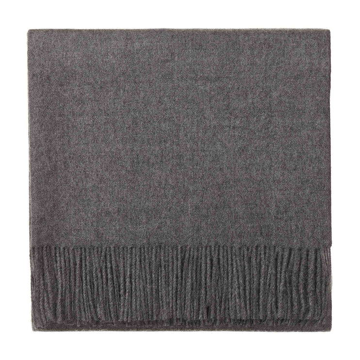Arica blanket, grey melange, 100% baby alpaca wool