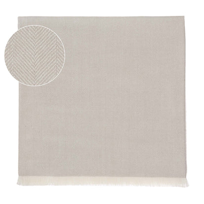 Asare Alpaca Blanket light grey & off-white, 100% royal baby alpaca wool | URBANARA alpaca blankets