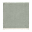 Asare Alpaca Blanket sage green & off-white, 100% royal baby alpaca wool