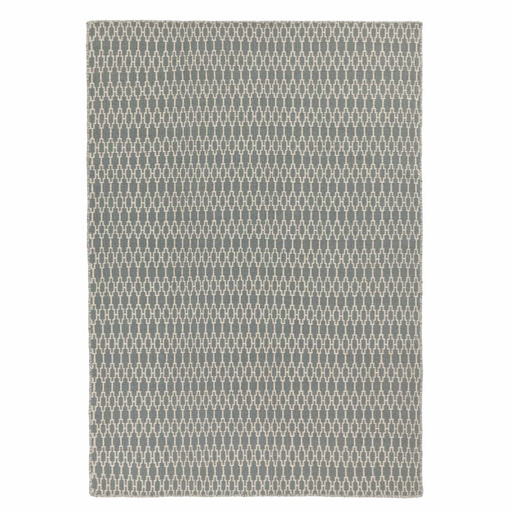 Badela rug, light grey green & ivory, 100% wool | URBANARA wool rugs