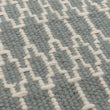 Badela rug, light grey green & ivory, 100% wool |High quality homewares