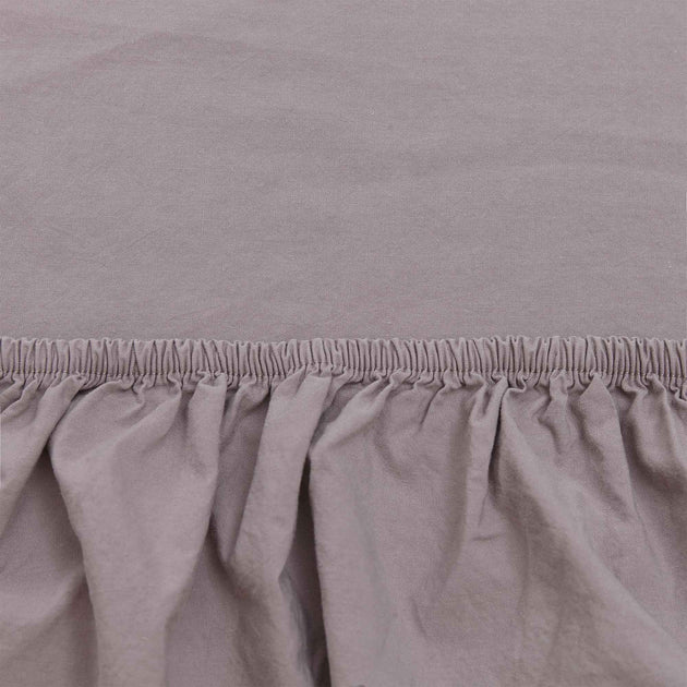 Stone grey Balaia Spannbettlaken | Home & Living inspiration | URBANARA