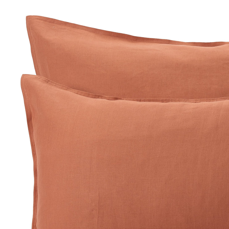 Bellvis Linen Bed Linen in terracotta | Home & Living inspiration | URBANARA