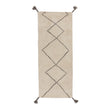 Beni Runner in natural white & charcoal melange | Home & Living inspiration | URBANARA