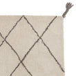 Beni Rug natural white & charcoal melange, 100% wool