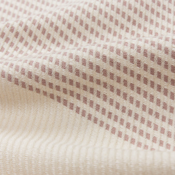 Hammam Towel Bolu Dusty Rose & Natural white, 50% Bamboo & 50% Cotton | High quality homewares