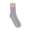 Cadima christmas set, light grey melange & light pink, 100% merino wool |High quality homewares