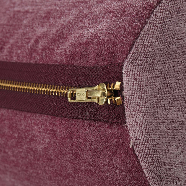 Calcada Bolster in bordeaux red & white | Home & Living inspiration | URBANARA