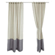 Cataya Linen Curtain in natural & charcoal | Home & Living inspiration | URBANARA