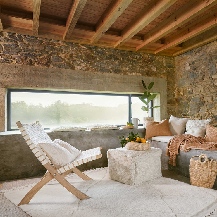 Natural white Rug Senha | Home & Living inspiration | URBANARA